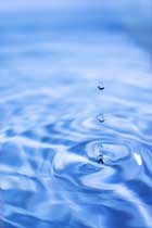 Droplets on water